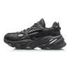 Li Ning CF Alien Secret Silk Road Slip Resistant, Abrasion Resistant, Breathable Low Top Chunky Sneakers Men's Black AGLQ181-4