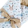 Babyu, Baby Swaddle Wrap Double Fastening Cotton 80x80 Cm