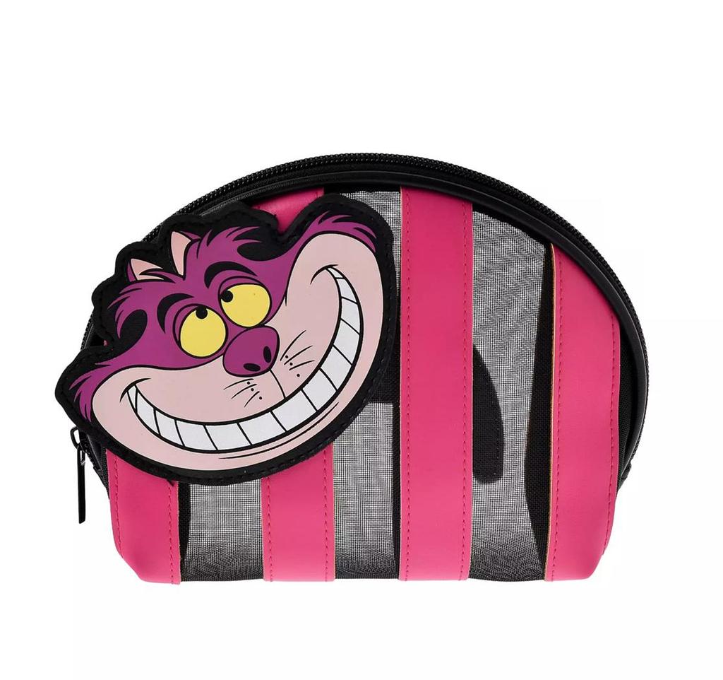 DISNEY Cheshire Cat Pouch Glow-in-the-Dark Mesh ( CHESHIRE CAT ) Japan NEW