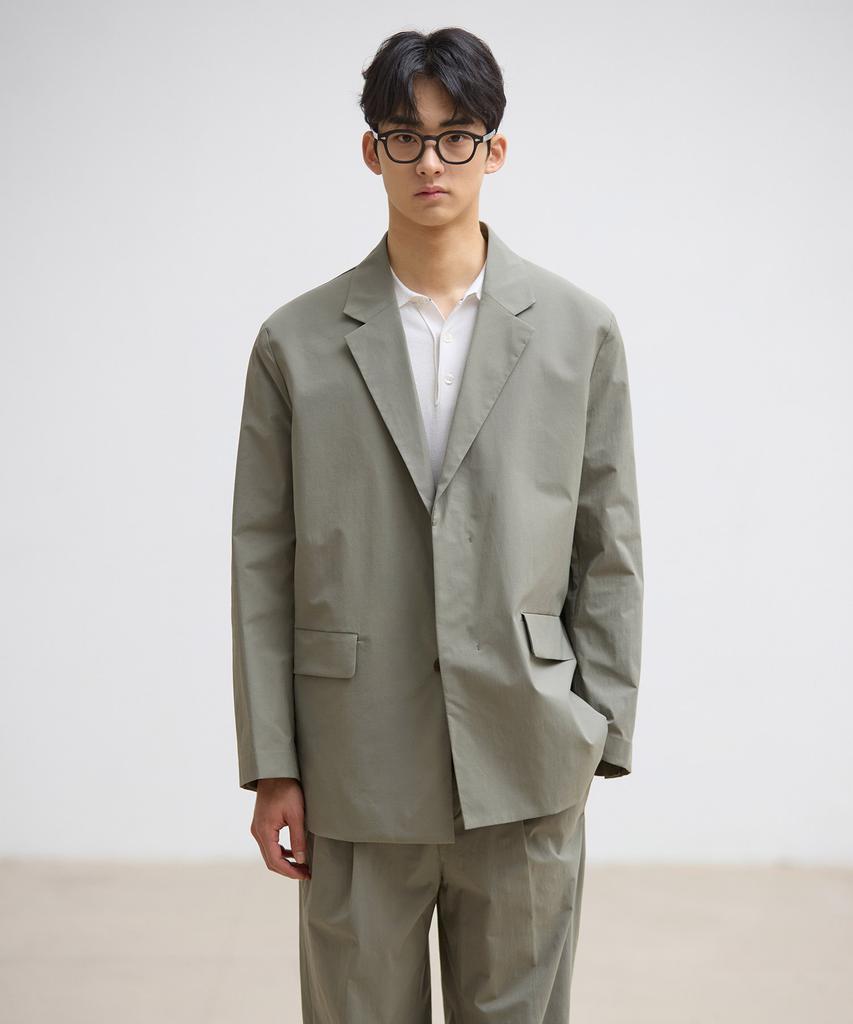 Stco [Summer Setup] Cotton Nylon Comfort Setup Set_Khaki (Oversized)_Sejvb72Set
