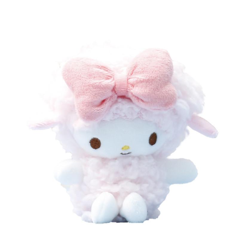 Cute Plush Lamb Doll With Piano And Keyring For Childrens Bag Pendant