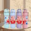 1PC The Beaches Band Retro Logo Print 750ml Portable Sports Water Bottle Leakproof Gym Outdoor Travel Drink Cup