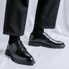Inner heightening leather shoes men's new business dress British style casual heightening trendy shoes 1396-R