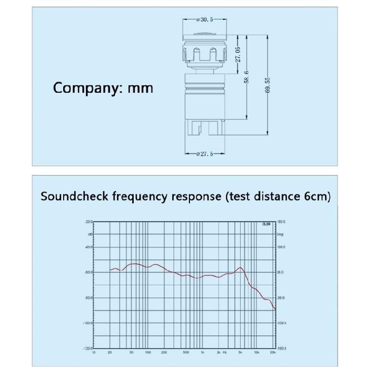 Dynamic Microphone Capsules for Basses Guitar and Drum with Superior Sound Claritys Concert Microphone Accessories