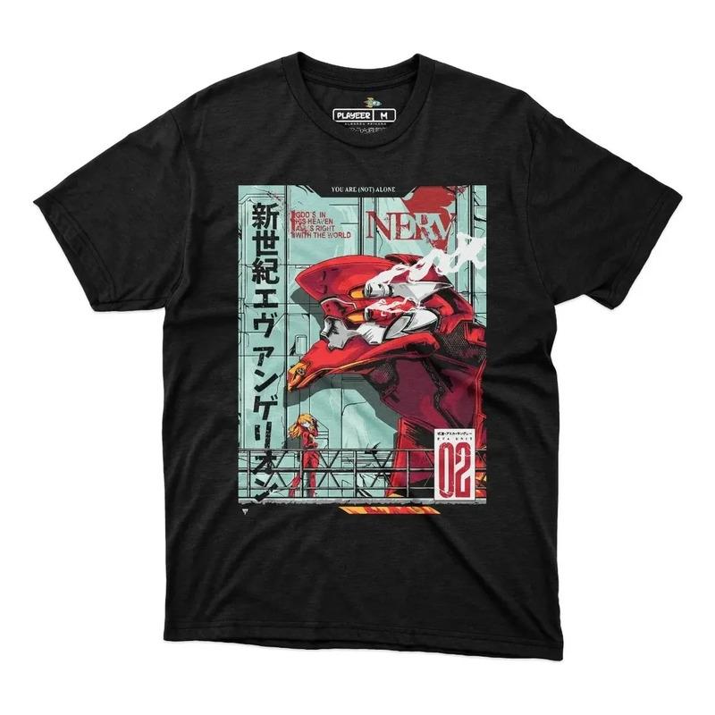 Playera Evangelion Eva Asuka Rei Unidad 02 Manga Anime S