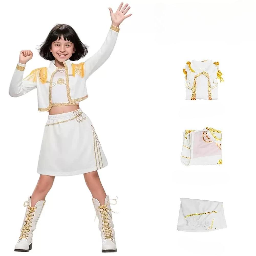 Yeni Savaşçı K Pop Kostümü Rumi Kostümü Zoey Cosplay Mira Kıyafetleri Siyah 3D Baskı Kız Grubu Kadın Cadılar Bayramı Kostümleri Kıyafetler