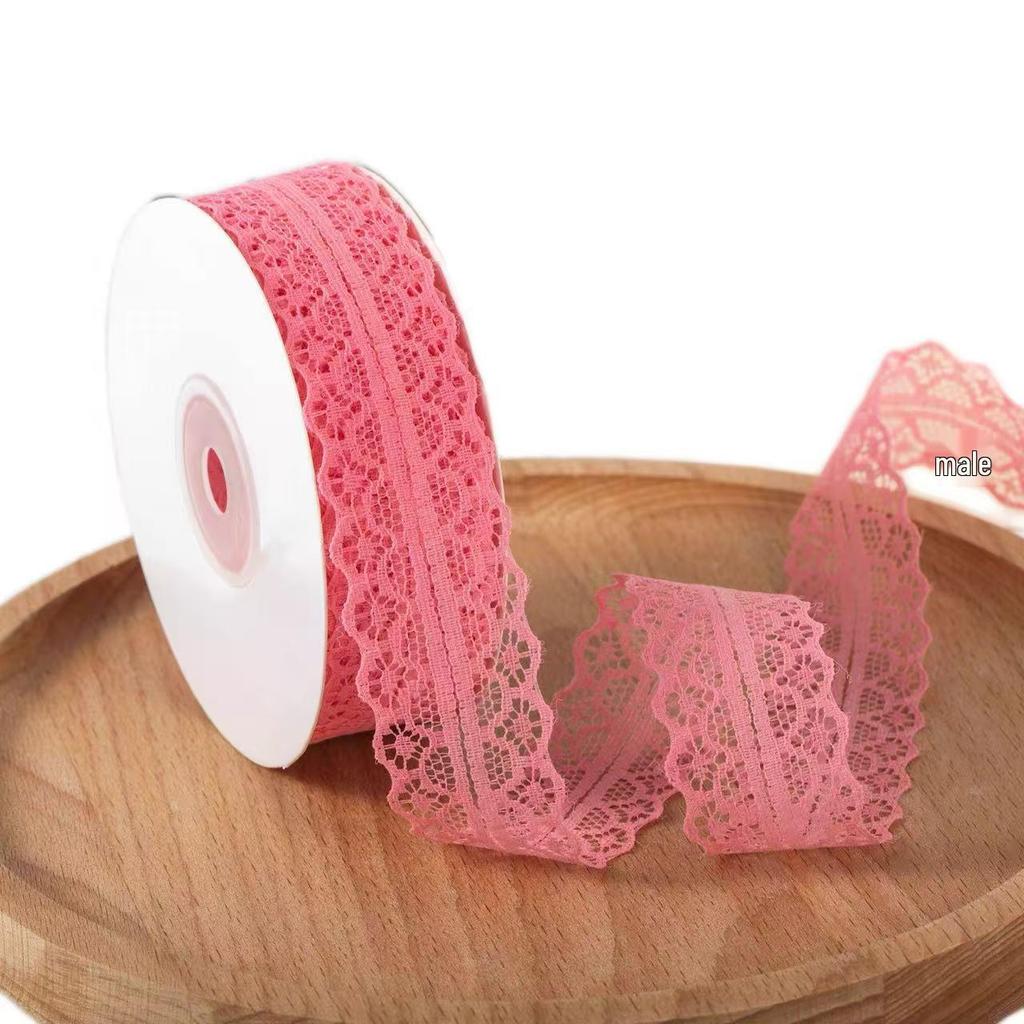 50-Yard Lace Ribbon with Rose and Butterfly Design for Cake Decoration and DIY Arts