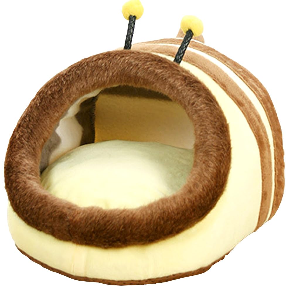 

moin moin Golden Hamster, Syrian Hamster, Bird, Parakeet, Small Animal House Bed, 17cm (W) x 13cm (H) x 18cm (D), Cottage, Sleeping Place, Hideaway, B