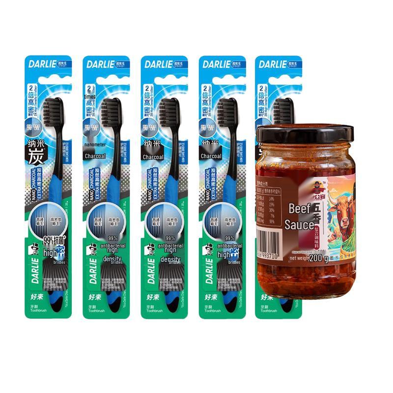 

Darlie Carbon Fiber Super Soft Toothbrush 5-Pack