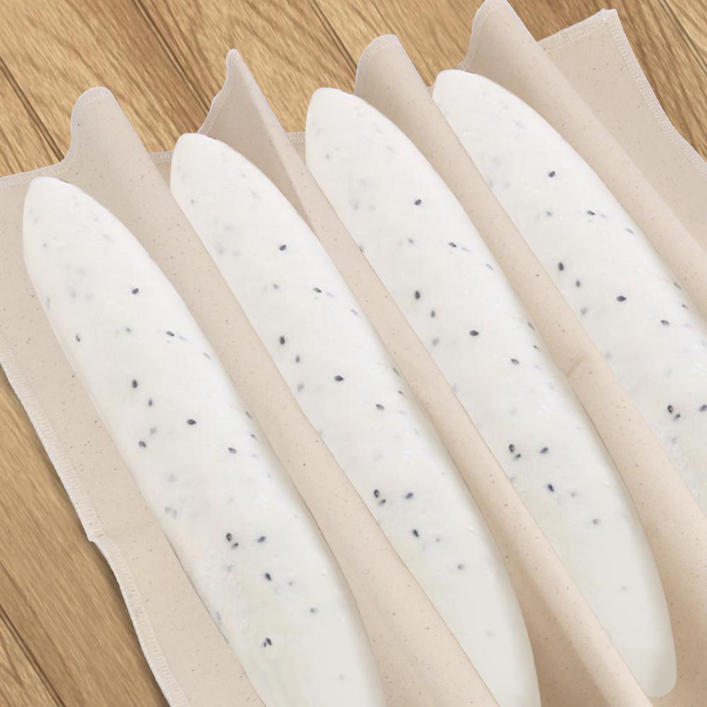 Cukrářská Couche Kynutí Těsta Silná Pečicí Podložka Těsto Pekařské Formy Kynutí Chleba Bageta Lněná Látka Len Fermentovaná Látka