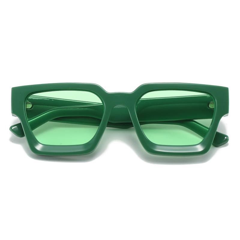 Fashion Retro Tortoiseshell Square Sunglasses Women Men Brand Designer Vintage Chunky Sun Glasses Lentes  Mujer S195