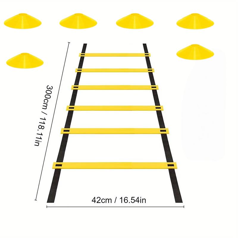 Agility Ladder &  football training plate Removable For Speed Training Sports Flexibility Portable Agility Football Training