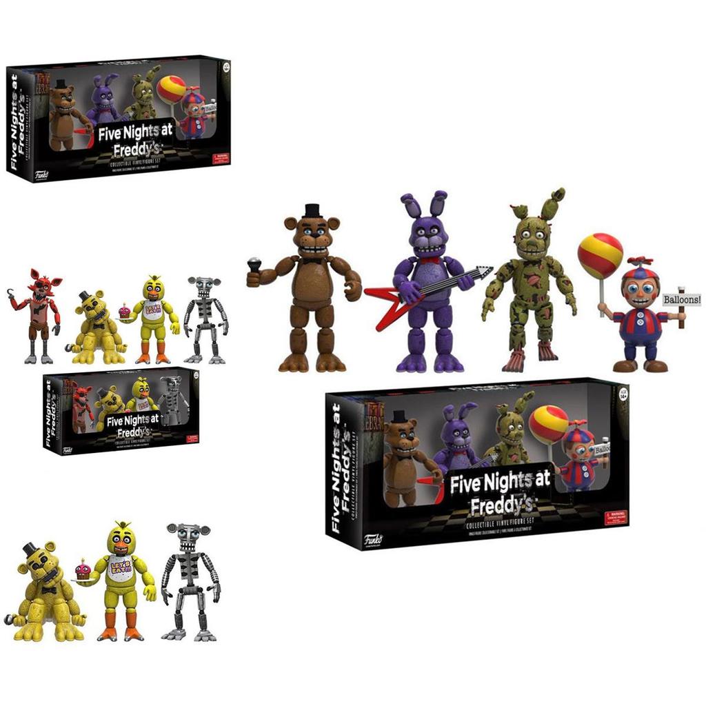 High-quality Five Nights At Freddy's 4pcs Action Figures With Vibrant Details And Durable Pvc
