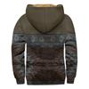 Men'S Winter Zipper Hooded Fleece Sweatshirt With Patch Pocket Casual Jacket