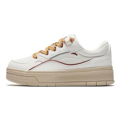 Lightweight Versatile Retro Casual High-Top Sneakers Women Sneakers White Red 922418065-6