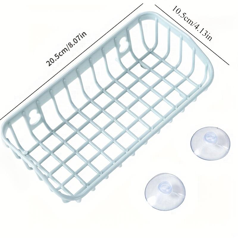 2pcs Simple Sink Drain Basket Kitchen Storage Rack with Suction Cup Bathroom Shelf Home Decoration Organizer Kitchen Gadgets