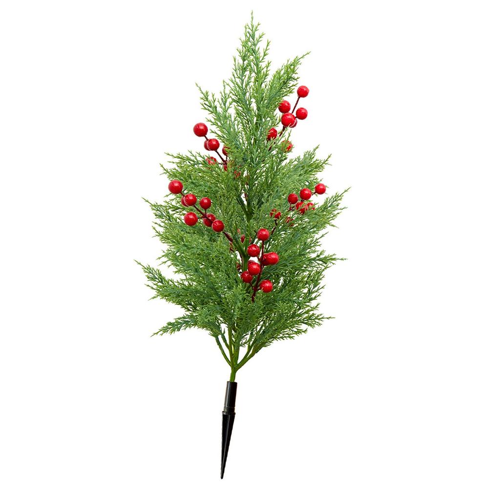 Artificial and Cypress Tree Outdoor Christmas Decoration with Ground Insertion Decorative