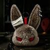 Best- Popular Gothic Dark Rabbit Pendant Bully Rabbit Plush Toy Keychain Creative Niche Gift For Girls Special Gifts