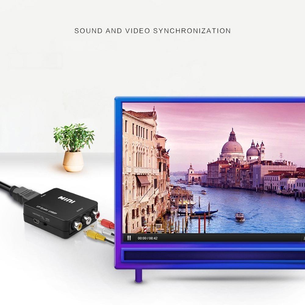 

Конвертер HDMI в AV HDMI в AV HD 1080P в RCA Адаптер HDMI в AV Телевизионная приставка