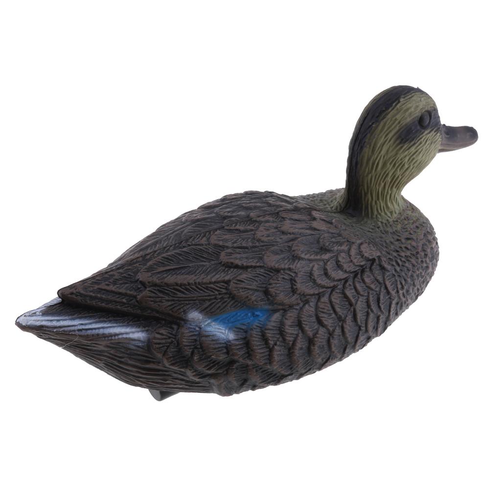 Lifesize Plastic Mandarin Duck Decoy Fake Bird Outdoor Garden Decoration Scarecrow for Control