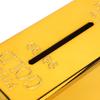 Multi Functional Tissue Dispenser Gold Plated Finish Nonslip Base Paper Holder