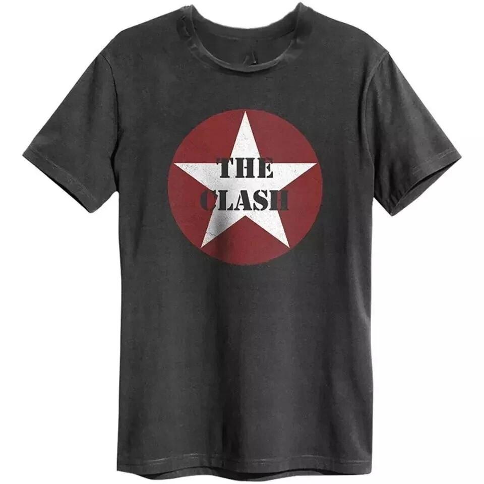 

The Clash Star Tee Short Sleeve Cotton Tshirt Size S to 5XL Reprint SA7584 Unisex T-Shirt XXXXL