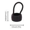 4 buc Suporturi de Coadă de Cal cu Paiete Elastice Strass Bandă de Păr Culoare Multiplă Elastice de Păr Accesorii de Păr pentru Femei