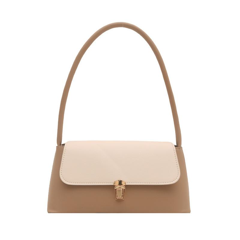 Französische Vintage Achseltasche Für Damen Aus PU-Material Mit Streetstyle-Design Für Den Täglichen Gebrauch