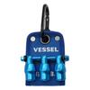 VESSEL Limited Edition Quick Catcher Triple Holder, Blue, QB-10B3BB