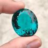 Huge Size Hand Faceted Oval Cut Glass Stone, Loose Stone, 88.50 Carat, 30x26x20 MM Size Stone.