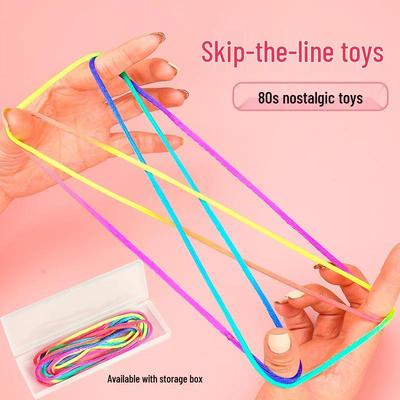 Rainbow Cat's Cradle String Toy for Elementary Students