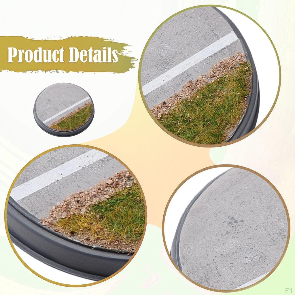 1/64 Highway Diorama Model Car Figure Display Stand Home Decoration Collectible Ornament Scenery