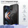 KEYSION Magnetic Phone Case for for Infinix GT 30 Pro 5G Silicone+PC Matte Translucent Shockproof Cover for Infinix GT 30 Pro