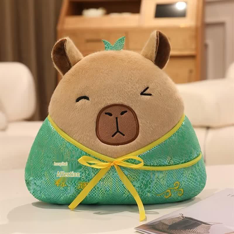 Dragon Boat Festival Zongzi Capybara Plush Toy 15cm