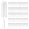 ABWR-100szt 4ml Plastikowe Jednorazowe Pipety do Przelewania Olejków Ściskane Kroplomierz Krem Perfusja DIY Pipetki do Babeczek