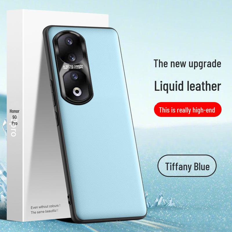 Protective Liquid Leather Case for Honor 90pro - Anti-fall and Anti-fouling, One-piece Design.