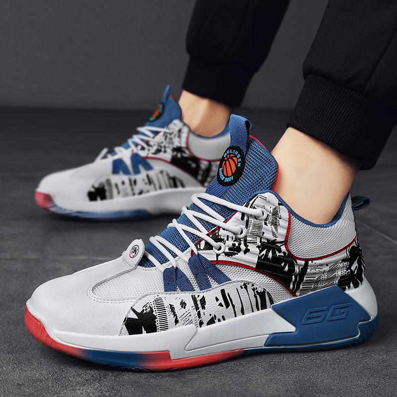 

Новая мужская спортивная обувь, модная сетчатая дышащая спортивная повседневная баскетбольная обувь 44
