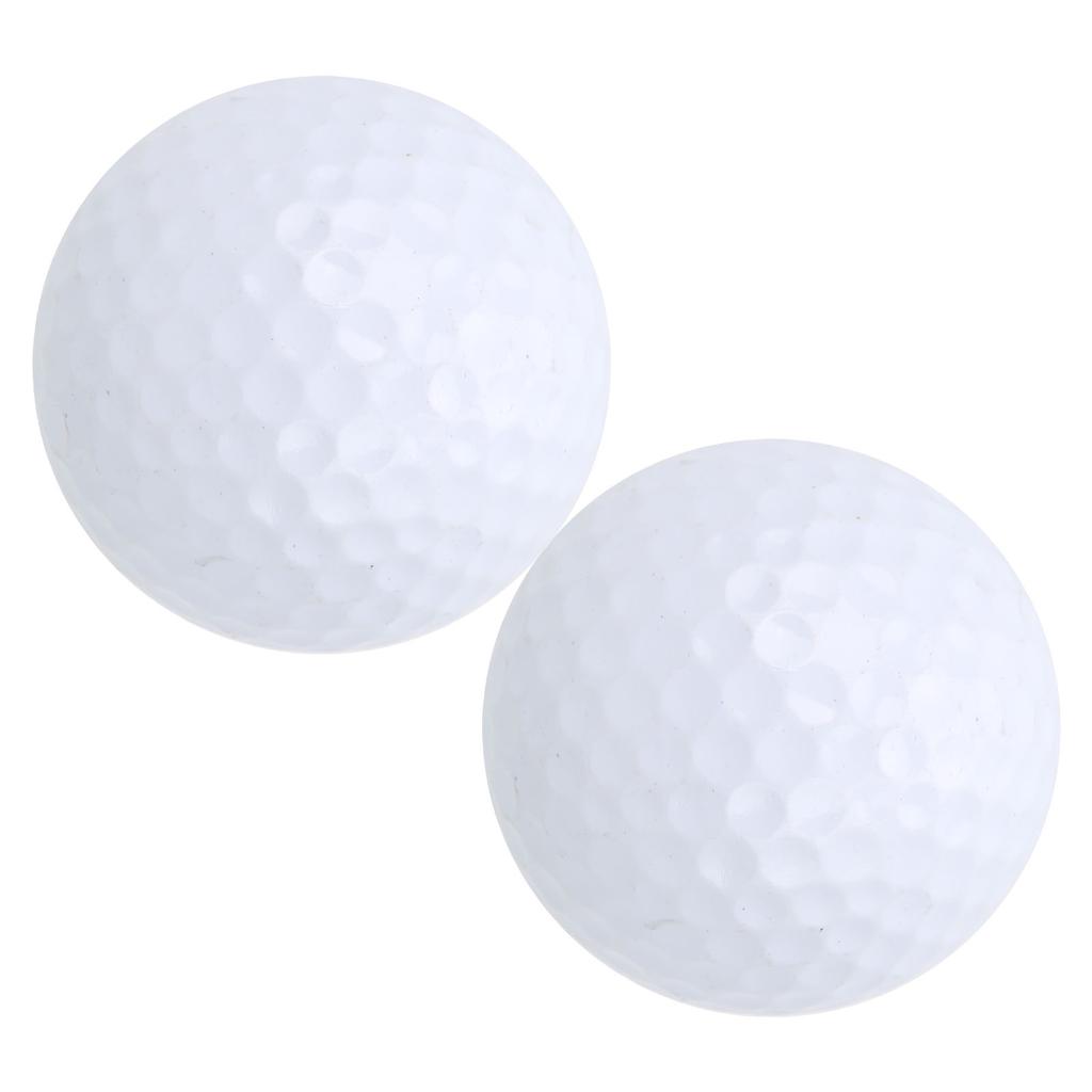 10 Pièces Balles de Pratique de Golf Double Couche Balles d'Entraînement au Putting Souples Accessoire de Golf