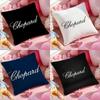 Cushion Cover Anti-dustmite Pillowcase Invisible Zipper Silky Short Plush Sofa Cushion Cover Chopard