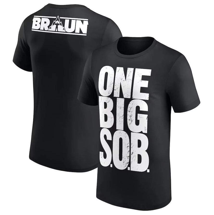 

Black Braun Strowman One Big SOB T-Shirt S