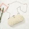 2023 New Shell Pearl Rhinestone Dinner Bride Dress Shoulder Bag Small Banquet Bag Cocktail Party Handbag Evening Clutch Purse