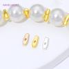 18K Gold Plated Irregular Spacer Beads For Jewelry Making,Spacer Bar  For Jewelry Making,Beads Separator,DIY Accessories