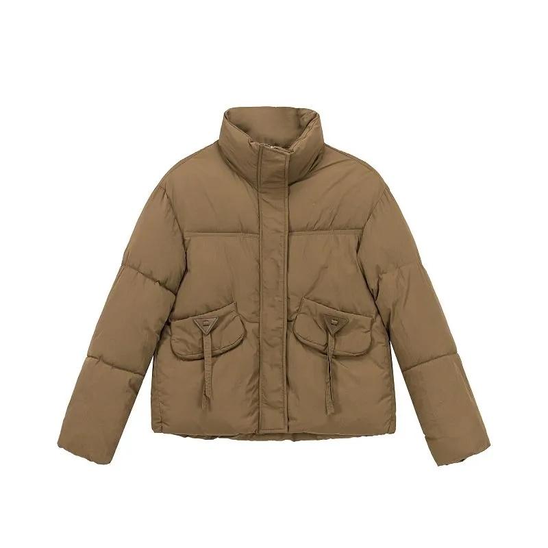 2025 New Casual Stand Collar Female Parkas Outwear Autumn Winter Women's Down Cotton Padded Jackets