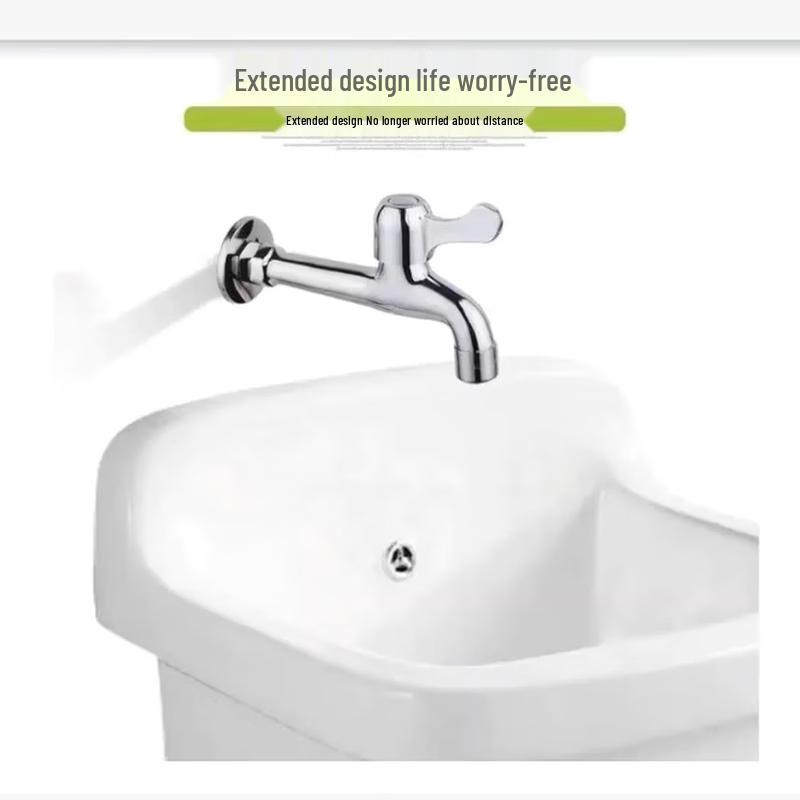 MINXI 1/2-inch Extended Mop Sink Faucet