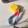 korea cute candy silicone headphone cover case for airpods 4 simple fall prevention lanyard for airpods 1 2 3 pro 2