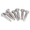 100Pcs Self Drilling Screw Stainless Steel Round Head M4.2x19 Fastener Accessory Set Kit