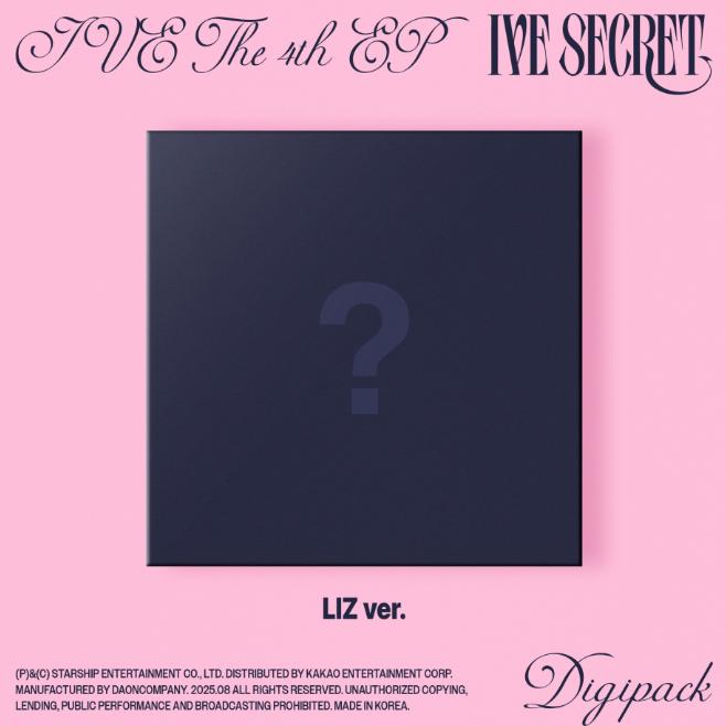 

Pre-order IVE The 4th EP Album IVE SECRET Digipack ver. & STARSHIP POB LIZ ver.