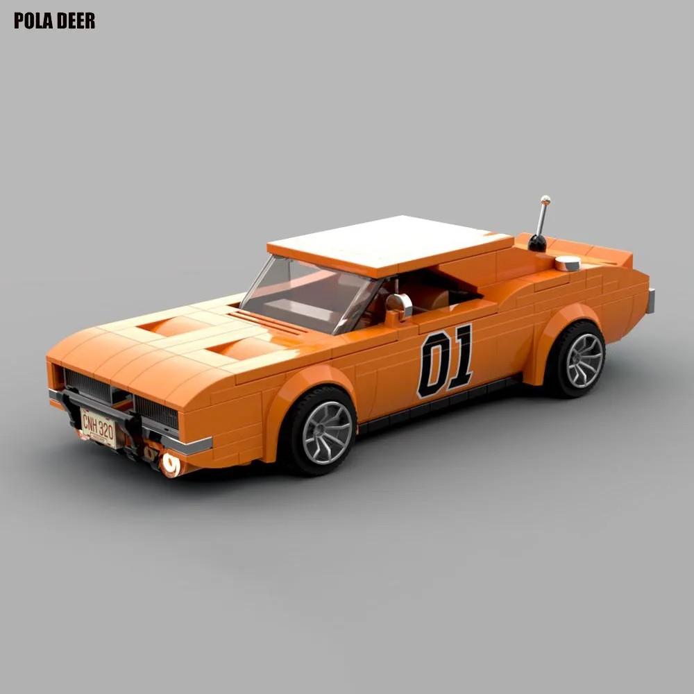 

Креатив 330 деталей MOC Генерал Ли Додж Чарджер Ретро Собранный Детская Игрушка Автобус Мелкие Детали Пазл Блоки Модель Подарок PDF Guide by Email