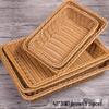 Homeglen Imitation Rattan Plastic Storage Baskets