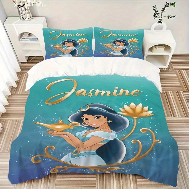 3pcs Jasmine Princess Bedding Set Includes Quilt Cover and Pillowcases, Suitable for All Seasons W061